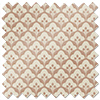Trellis Prints, Scallop and Bud Manson - Roman Blind